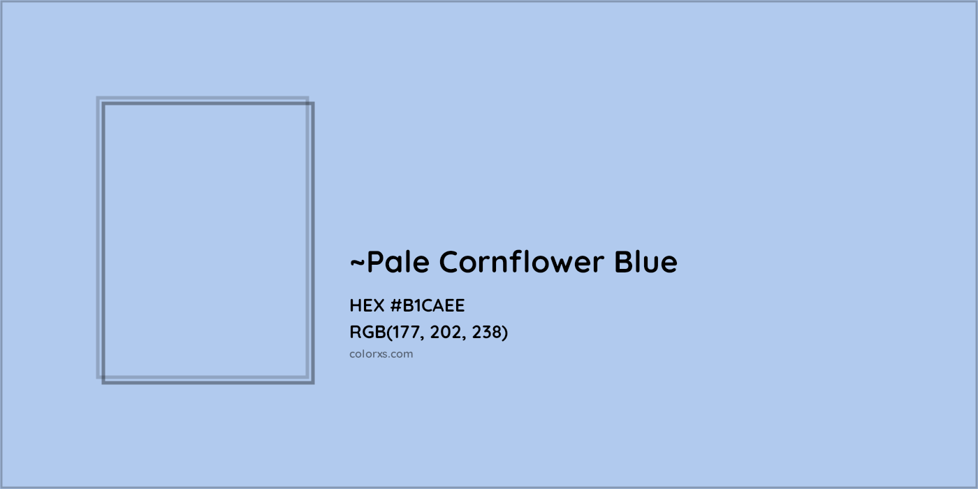 HEX #B1CAEE Color Name, Color Code, Palettes, Similar Paints, Images