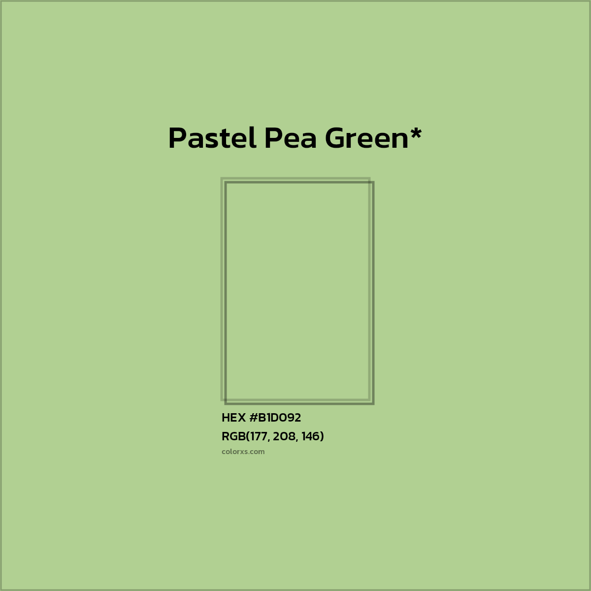 HEX #B1D092 Color Name, Color Code, Palettes, Similar Paints, Images