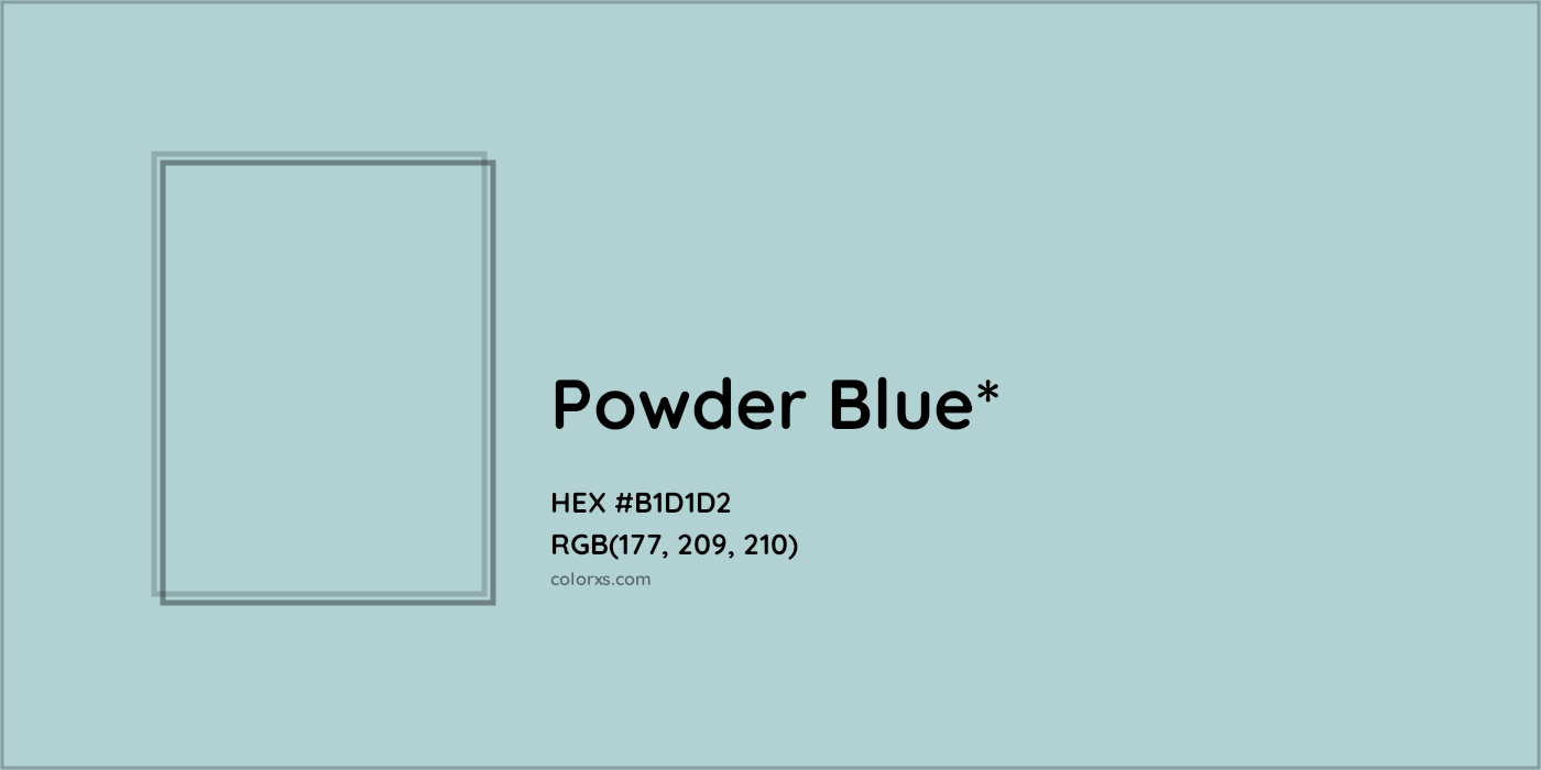 HEX #B1D1D2 Color Name, Color Code, Palettes, Similar Paints, Images