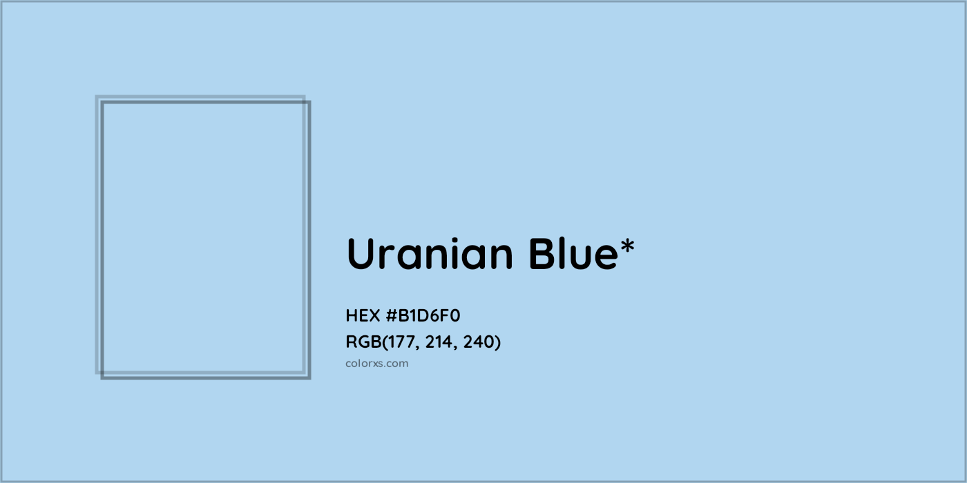 HEX #B1D6F0 Color Name, Color Code, Palettes, Similar Paints, Images