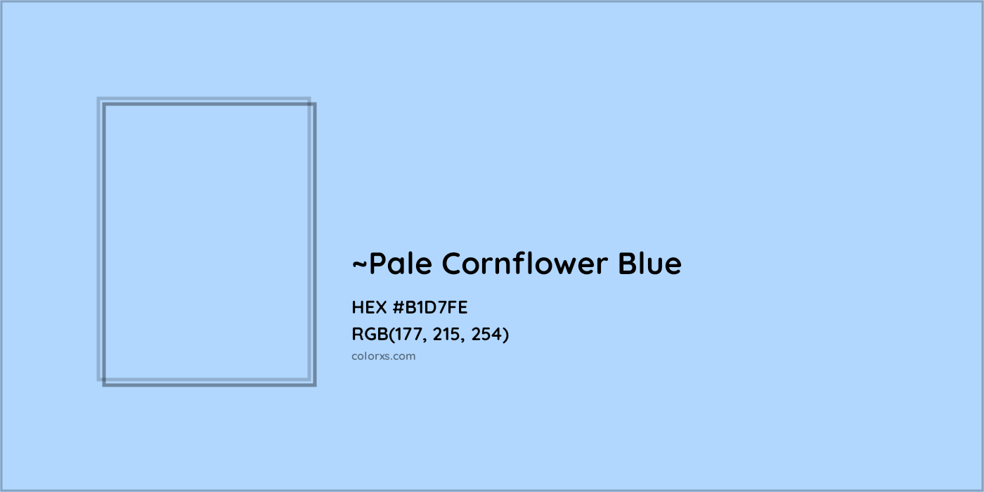 HEX #B1D7FE Color Name, Color Code, Palettes, Similar Paints, Images