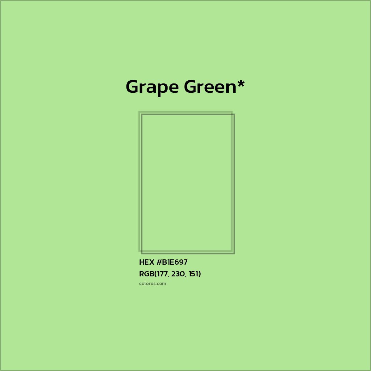 HEX #B1E697 Color Name, Color Code, Palettes, Similar Paints, Images