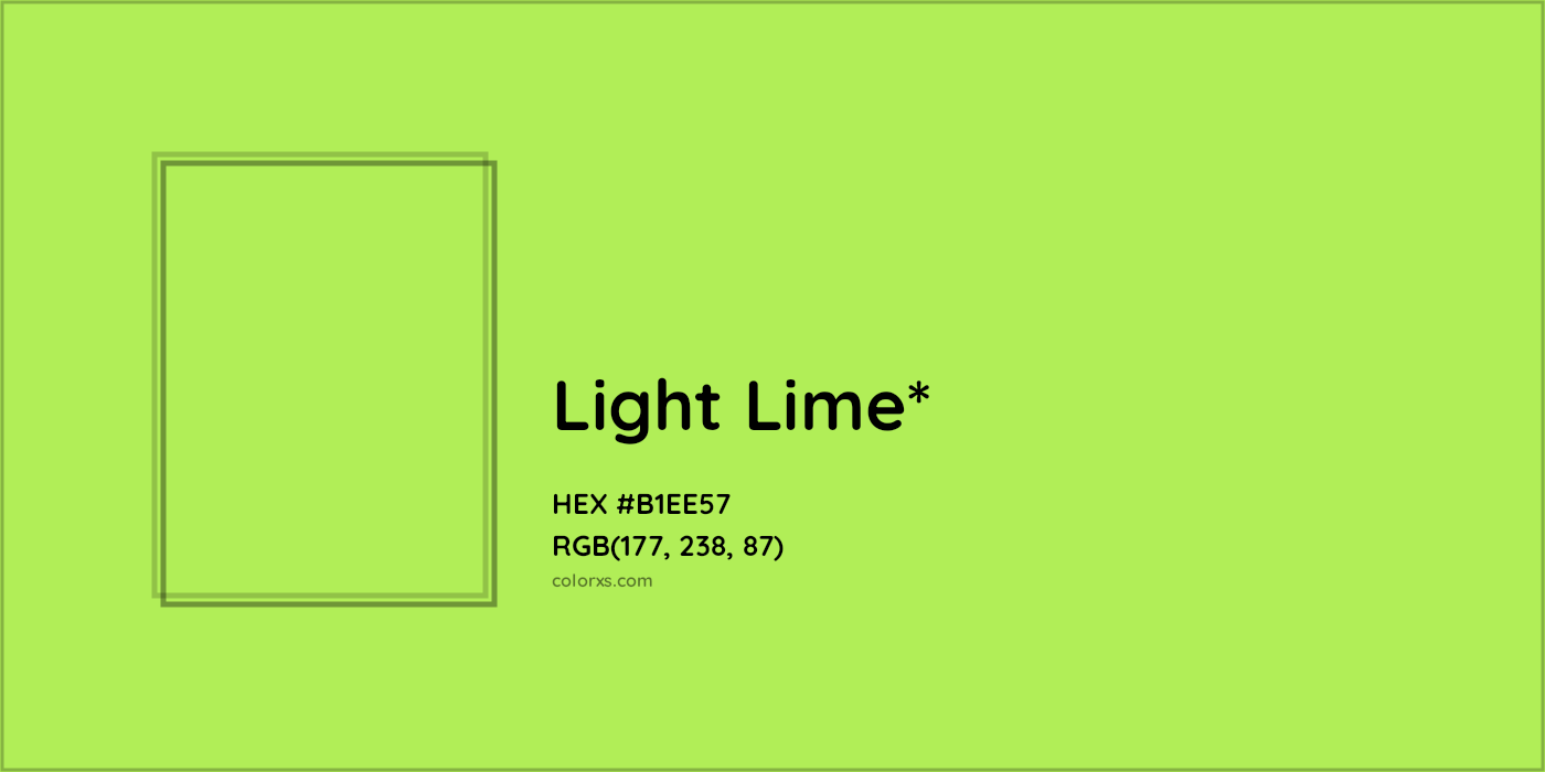 HEX #B1EE57 Color Name, Color Code, Palettes, Similar Paints, Images