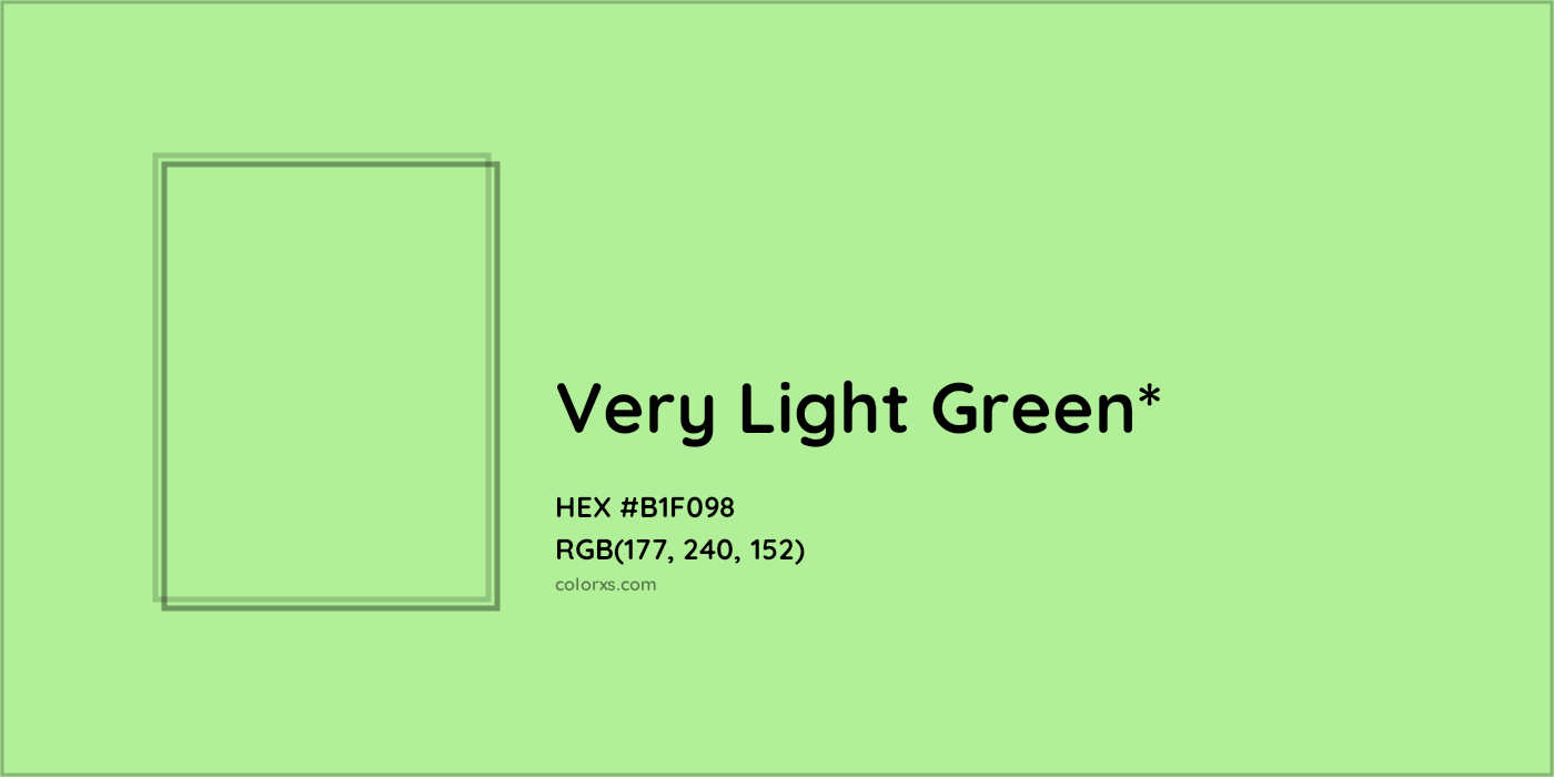 HEX #B1F098 Color Name, Color Code, Palettes, Similar Paints, Images