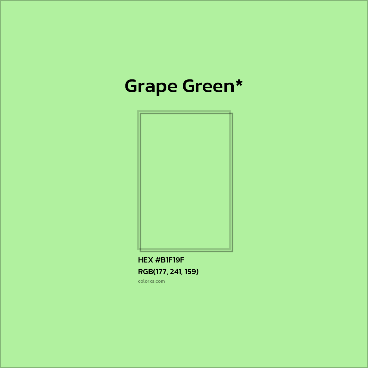 HEX #B1F19F Color Name, Color Code, Palettes, Similar Paints, Images