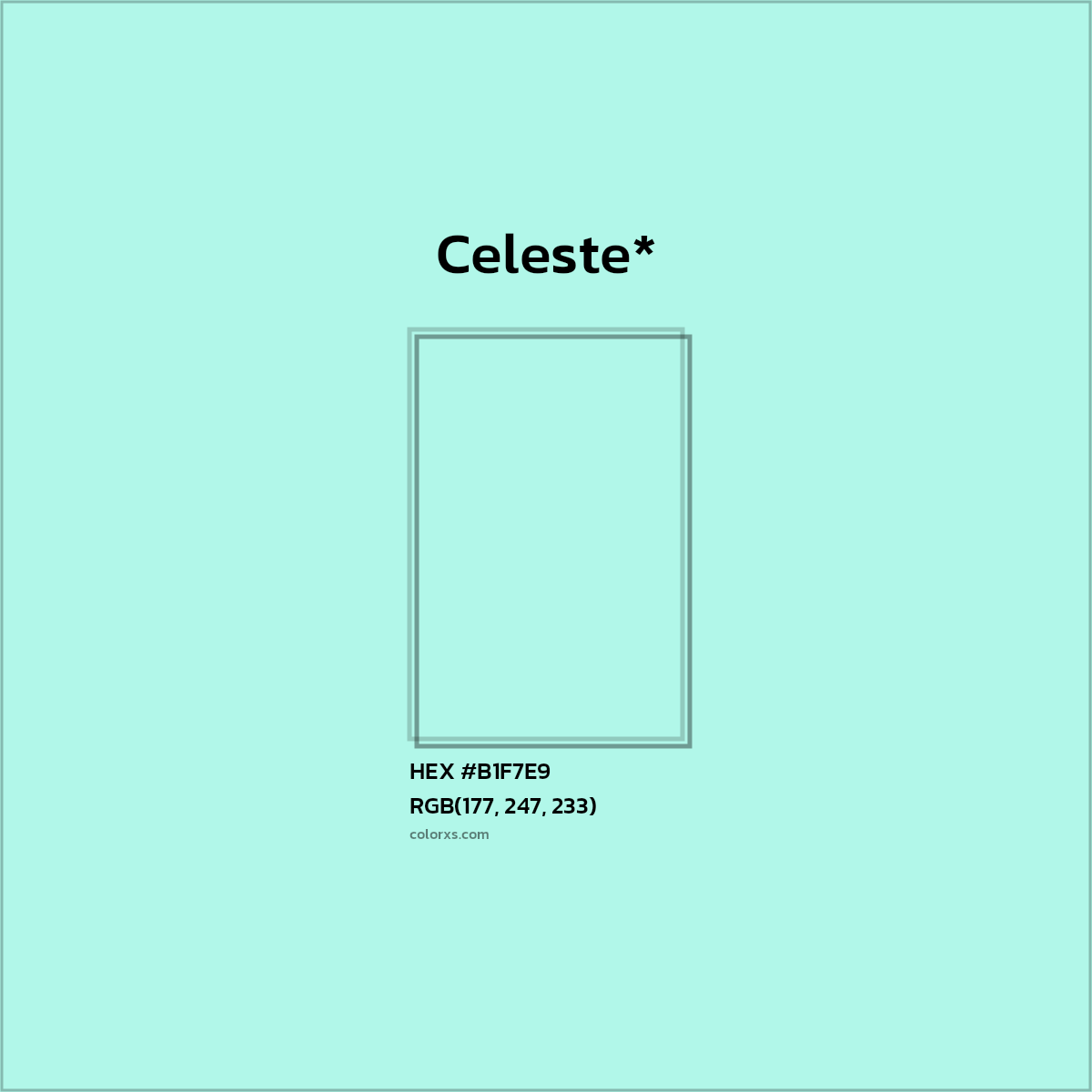 HEX #B1F7E9 Color Name, Color Code, Palettes, Similar Paints, Images