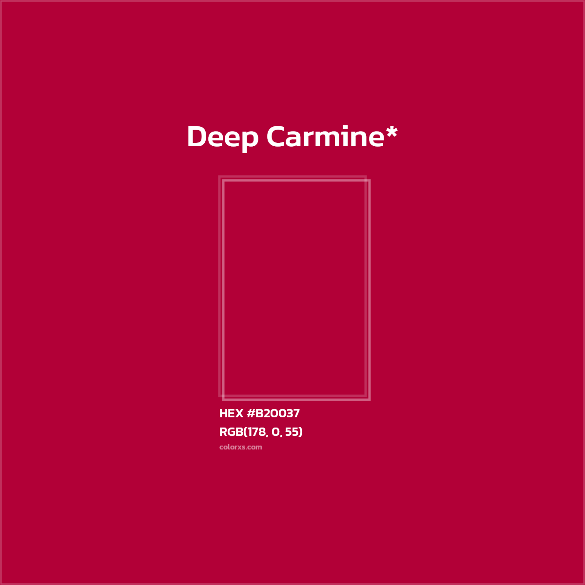 HEX #B20037 Color Name, Color Code, Palettes, Similar Paints, Images
