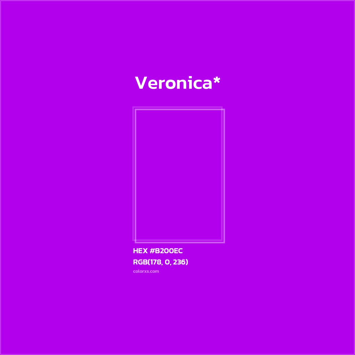 HEX #B200EC Color Name, Color Code, Palettes, Similar Paints, Images
