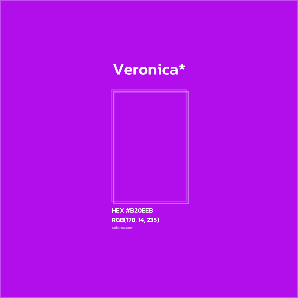 HEX #B20EEB Color Name, Color Code, Palettes, Similar Paints, Images