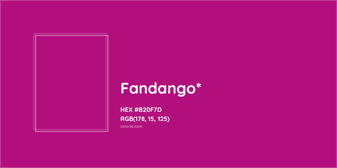 HEX #B20F7D Color Name, Color Code, Palettes, Similar Paints, Images