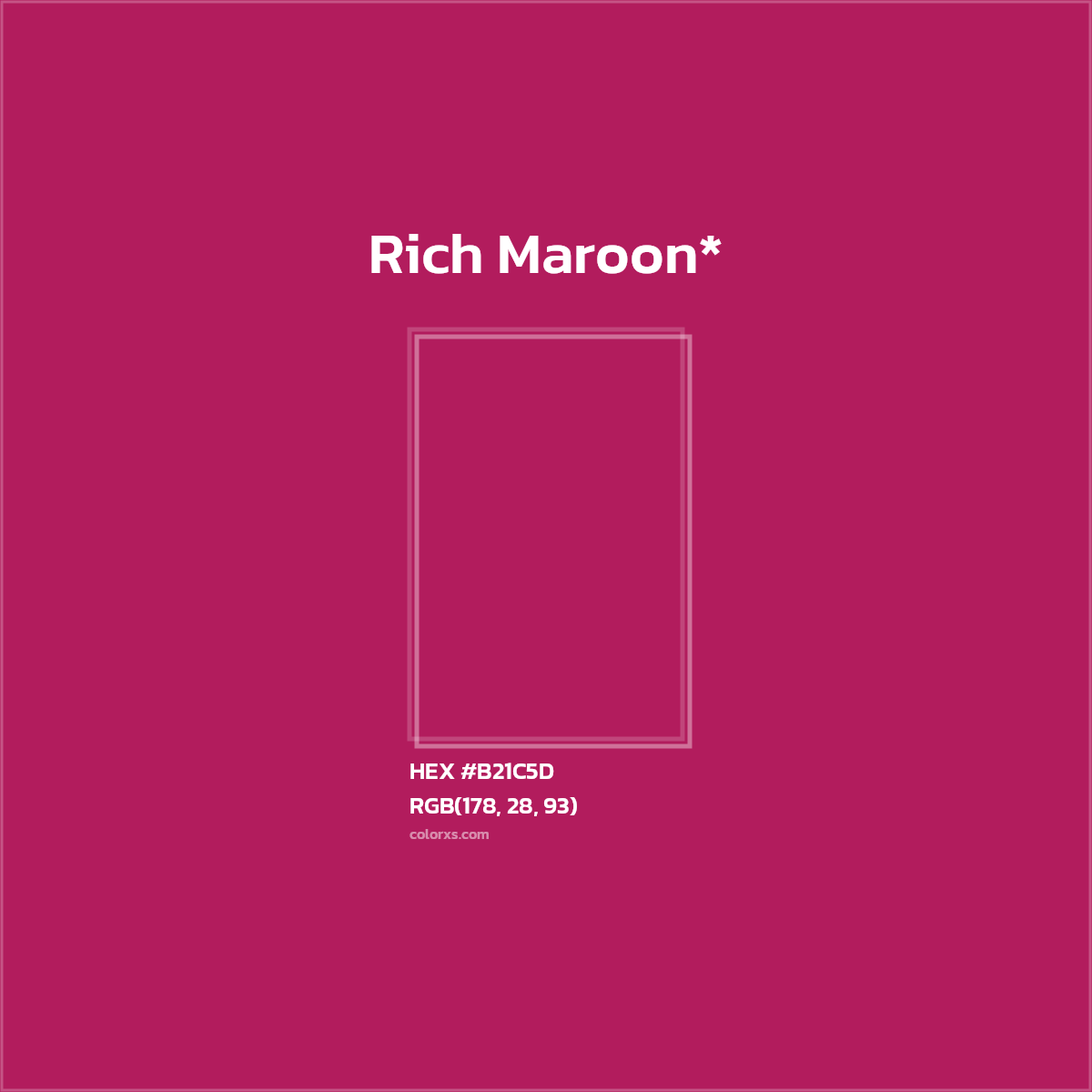 HEX #B21C5D Color Name, Color Code, Palettes, Similar Paints, Images
