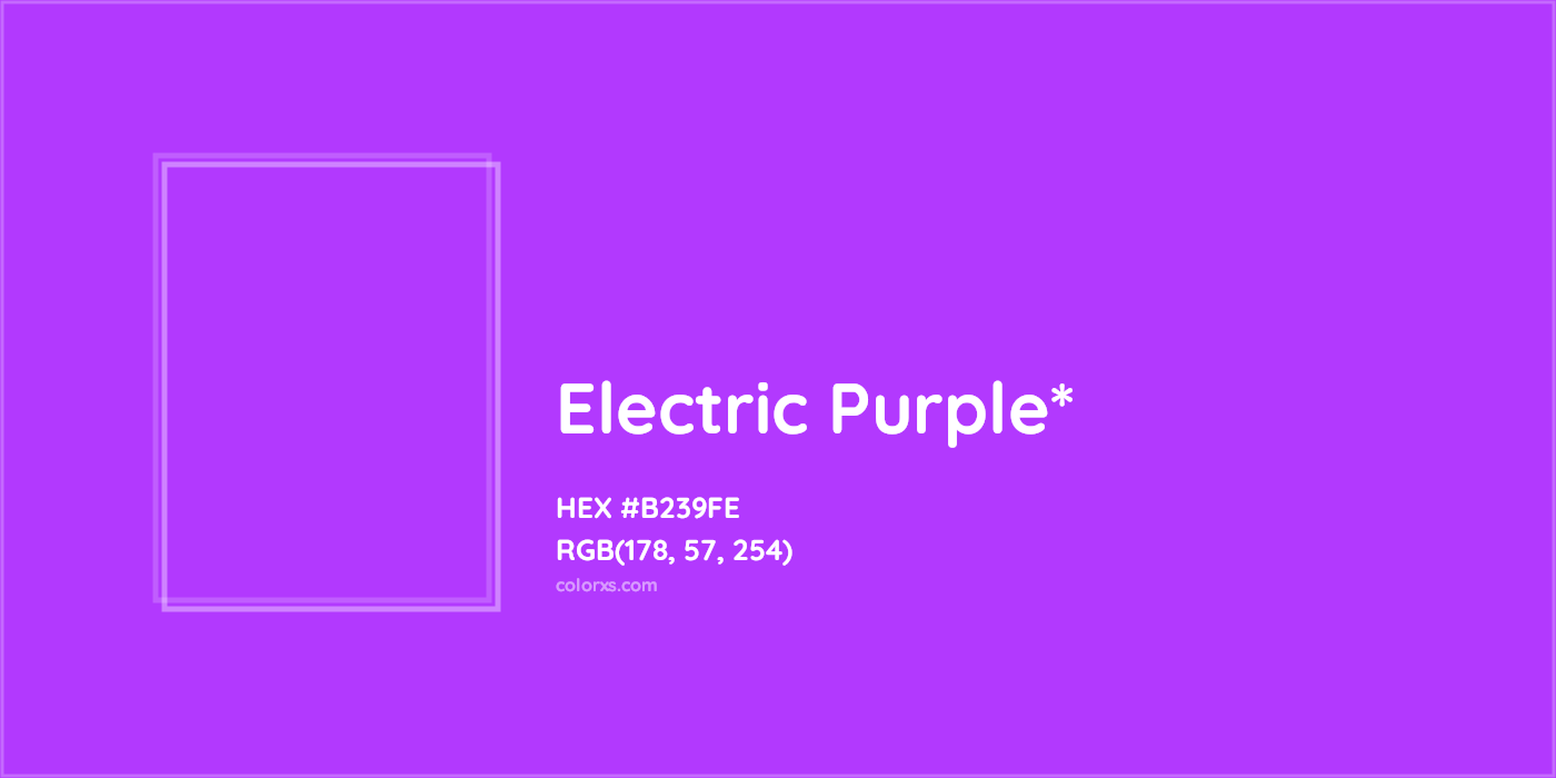 HEX #B239FE Color Name, Color Code, Palettes, Similar Paints, Images