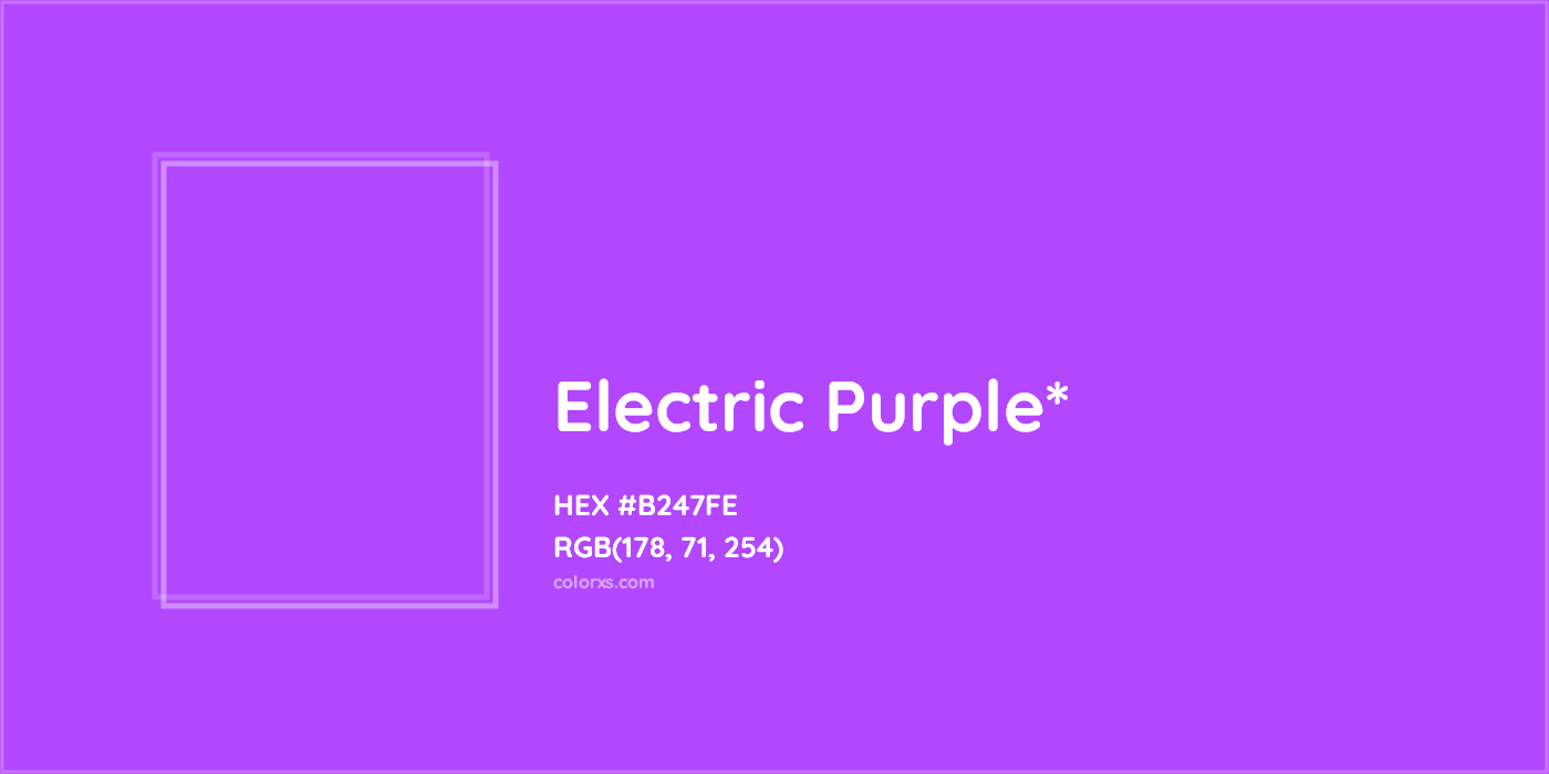 HEX #B247FE Color Name, Color Code, Palettes, Similar Paints, Images