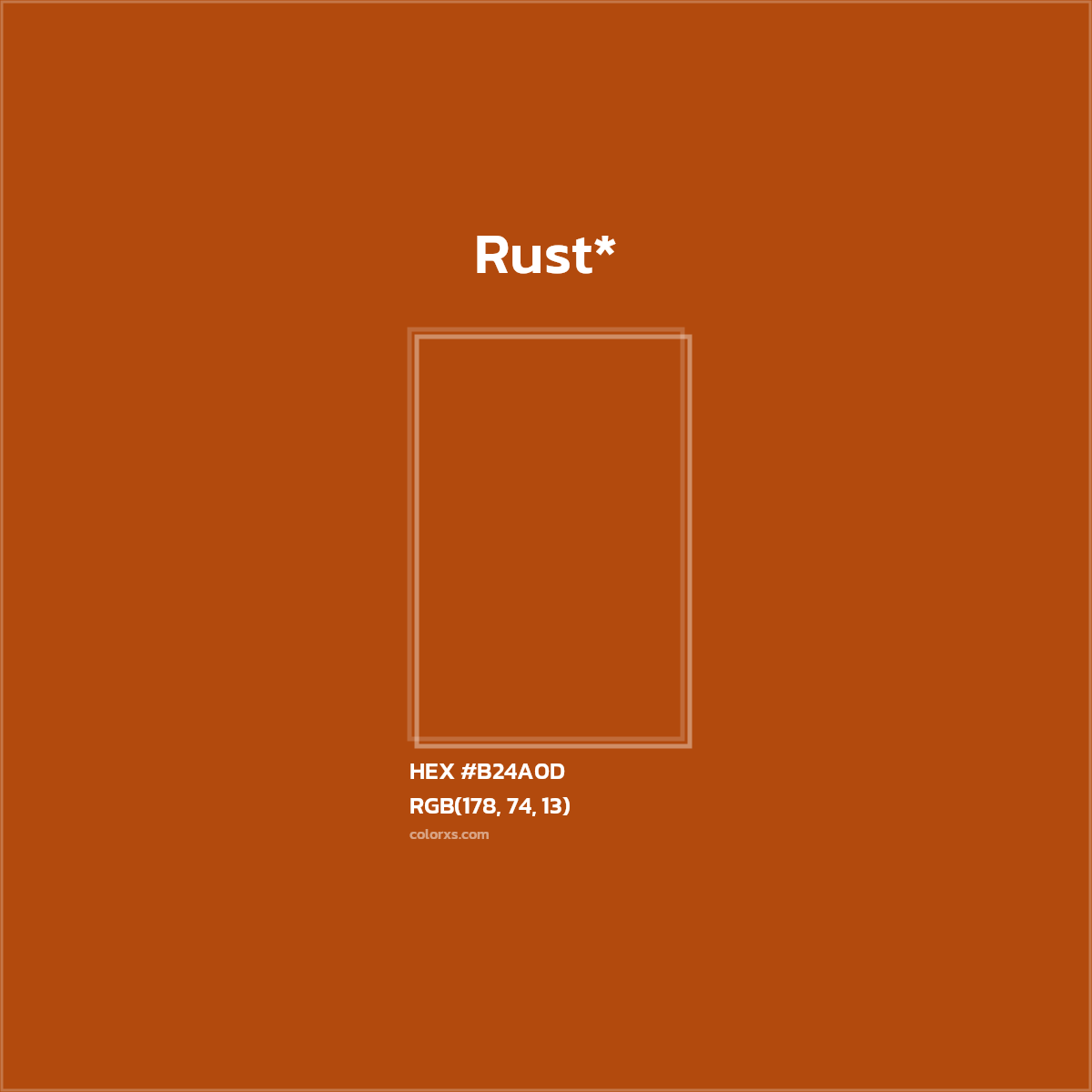 HEX #B24A0D Color Name, Color Code, Palettes, Similar Paints, Images