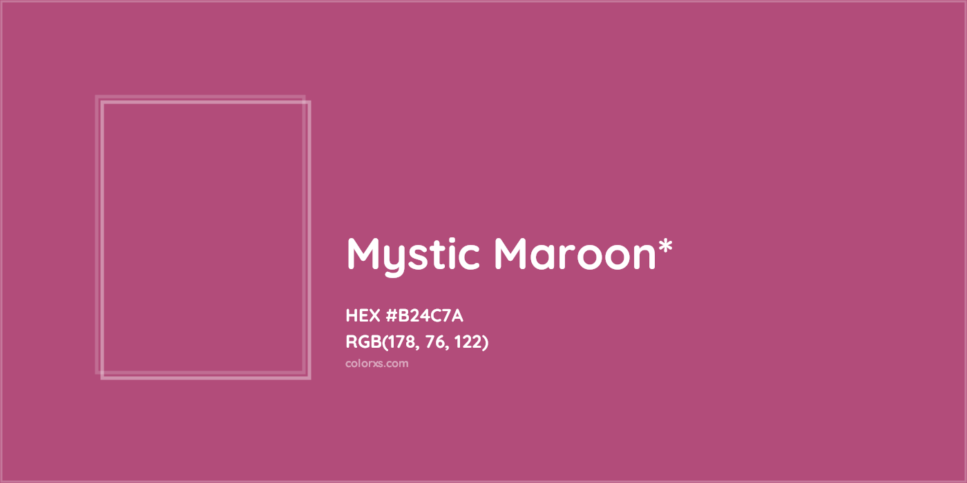 HEX #B24C7A Color Name, Color Code, Palettes, Similar Paints, Images