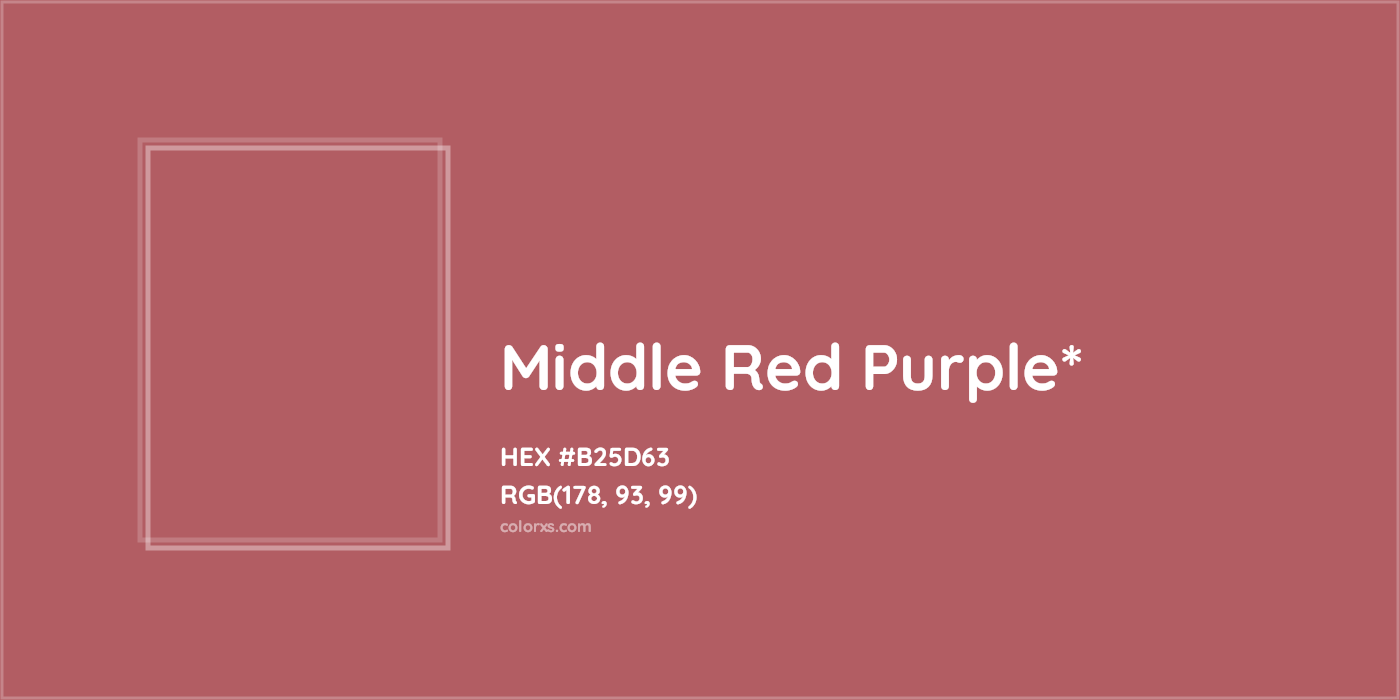 HEX #B25D63 Color Name, Color Code, Palettes, Similar Paints, Images