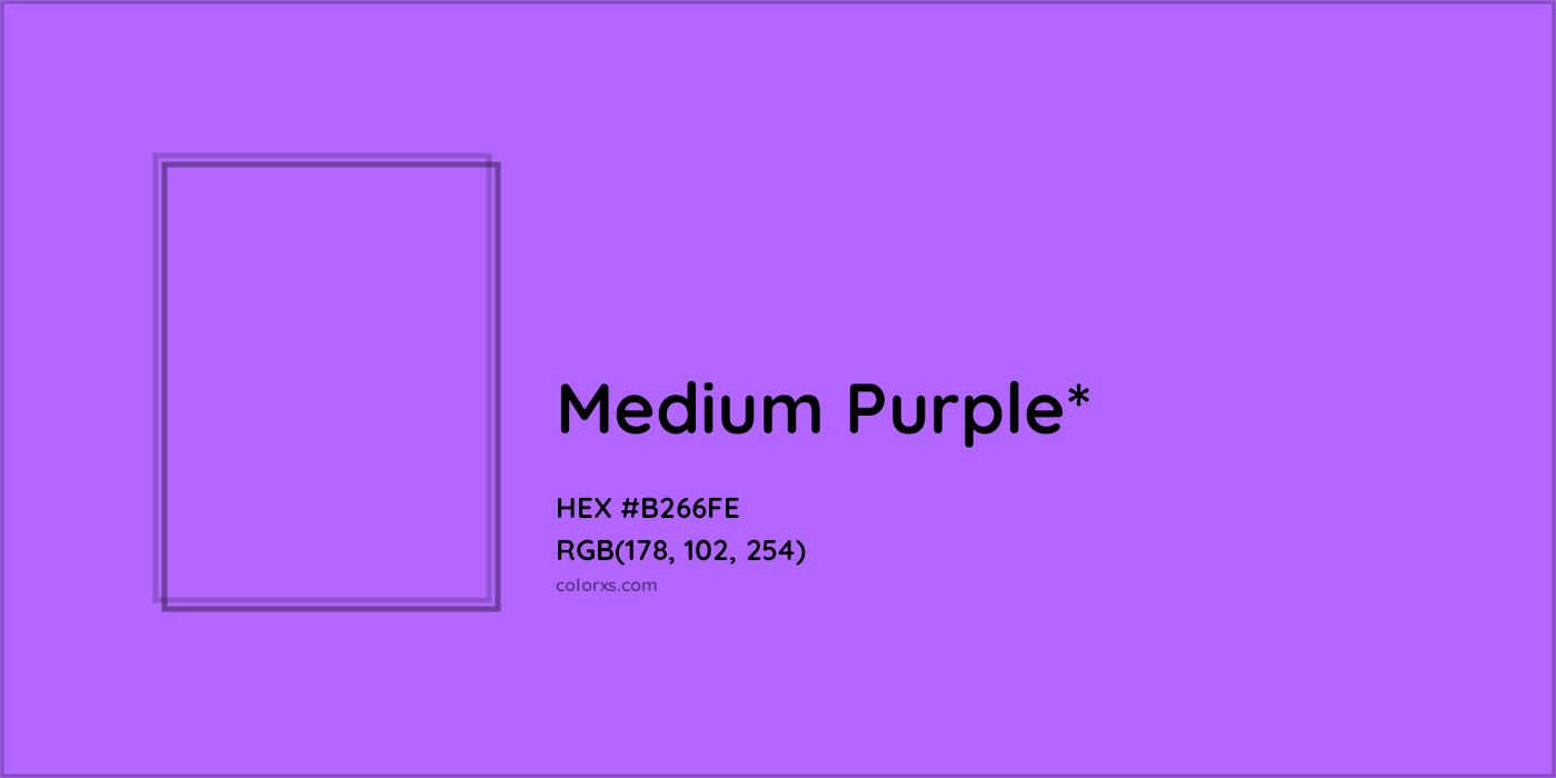 HEX #B266FE Color Name, Color Code, Palettes, Similar Paints, Images