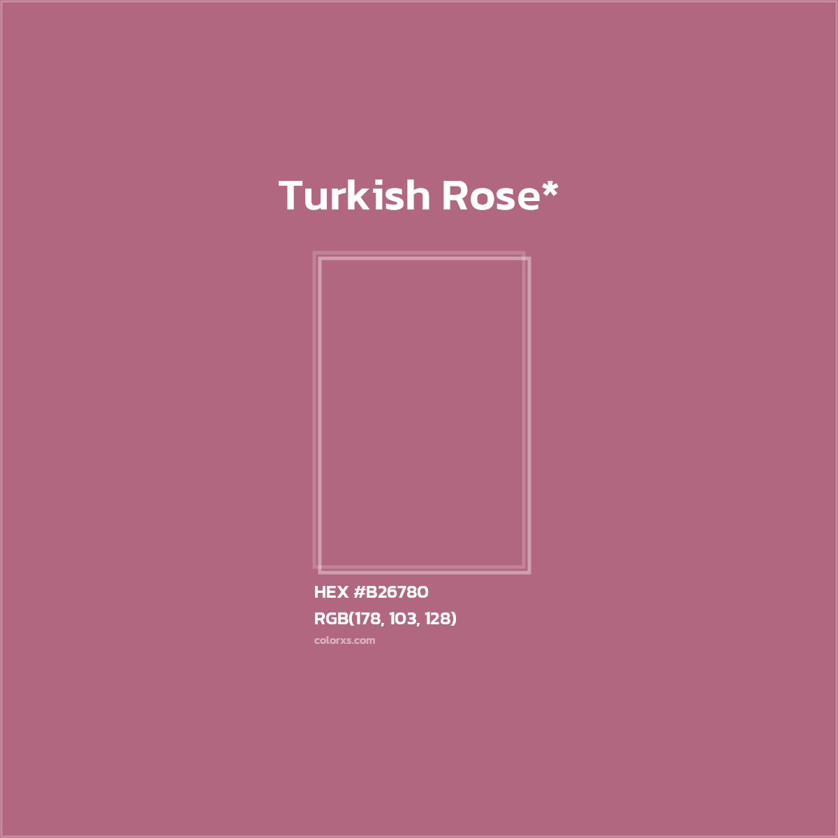 HEX #B26780 Color Name, Color Code, Palettes, Similar Paints, Images