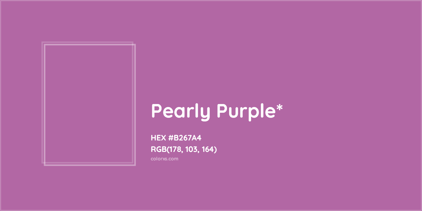HEX #B267A4 Color Name, Color Code, Palettes, Similar Paints, Images