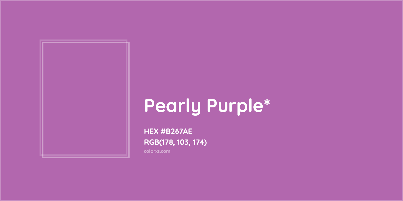 HEX #B267AE Color Name, Color Code, Palettes, Similar Paints, Images
