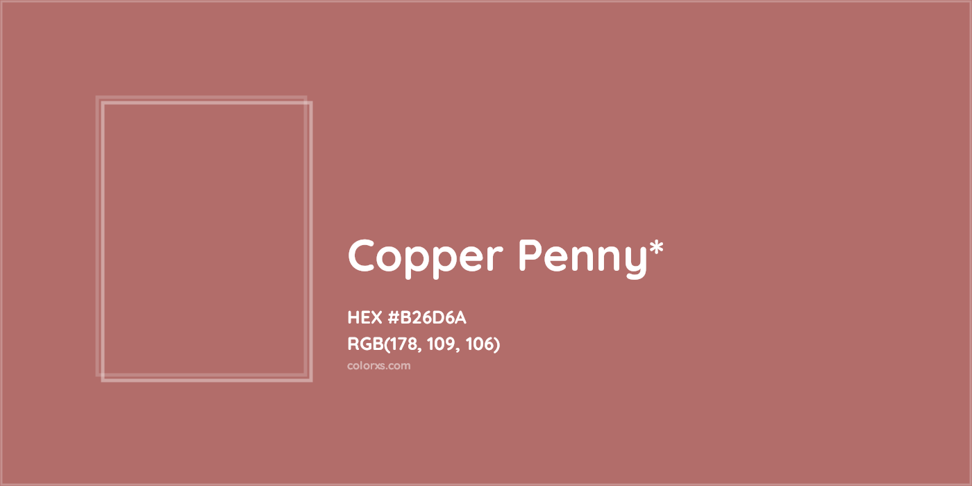 HEX #B26D6A Color Name, Color Code, Palettes, Similar Paints, Images