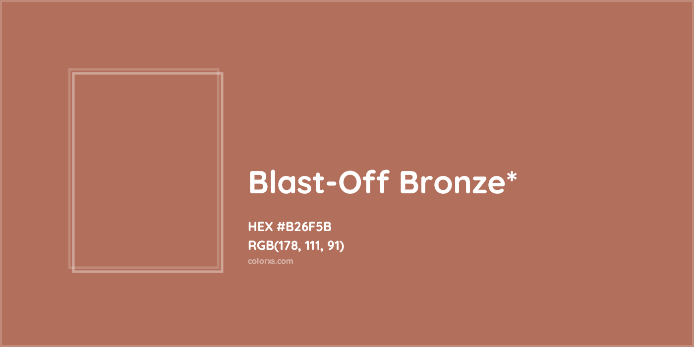 HEX #B26F5B Color Name, Color Code, Palettes, Similar Paints, Images