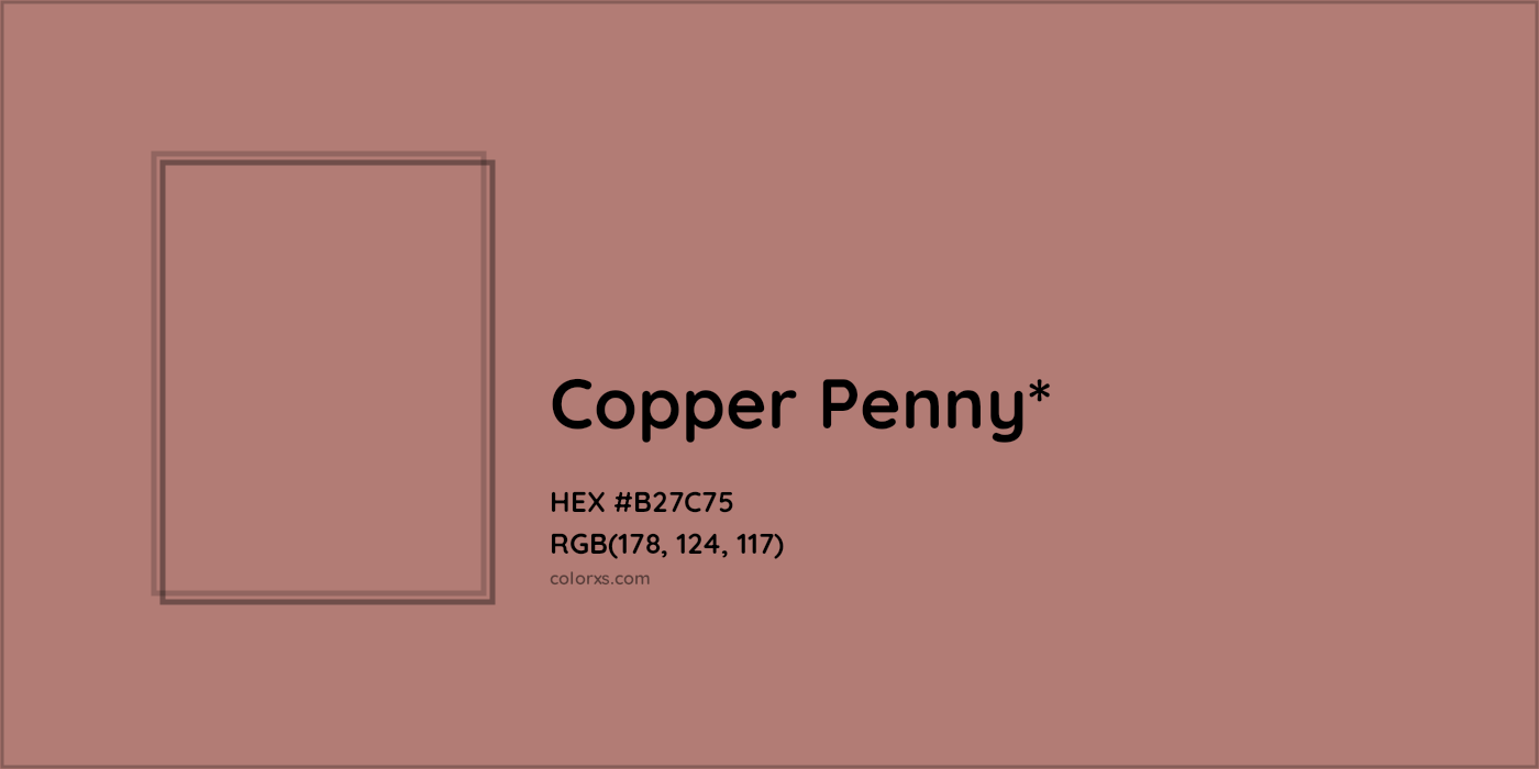 HEX #B27C75 Color Name, Color Code, Palettes, Similar Paints, Images