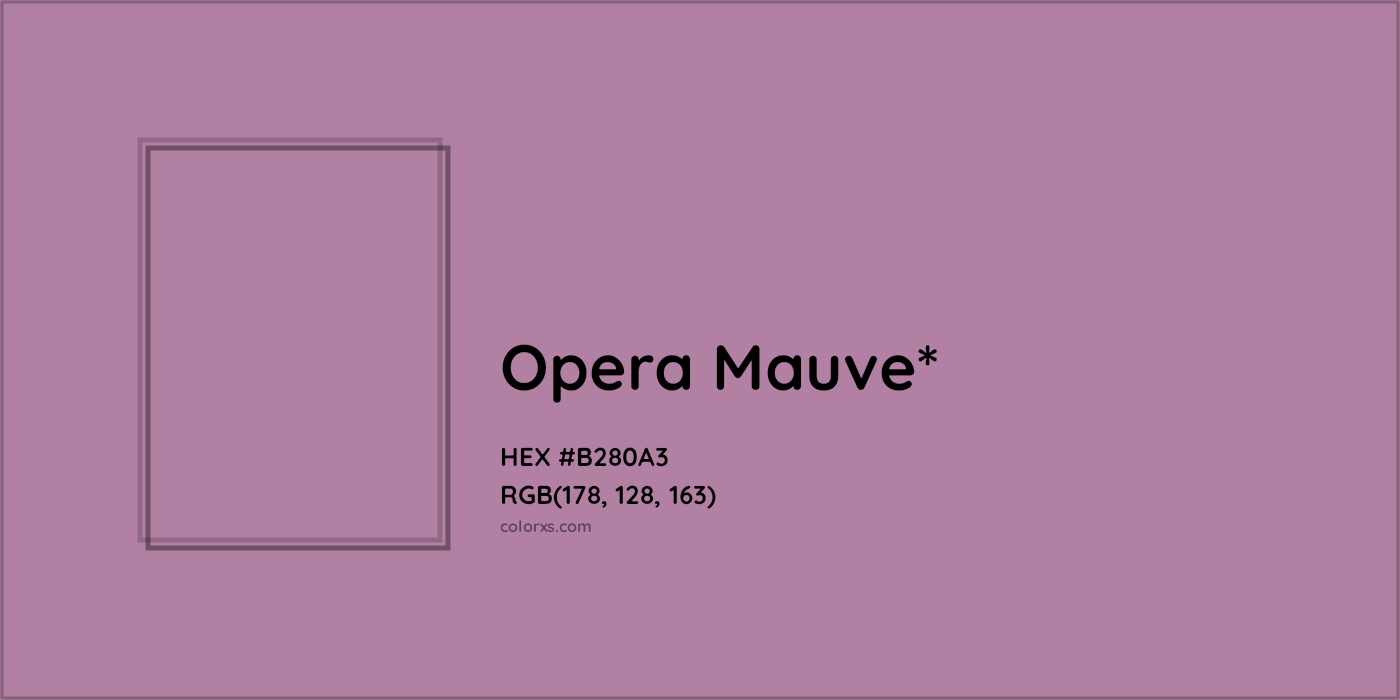 HEX #B280A3 Color Name, Color Code, Palettes, Similar Paints, Images