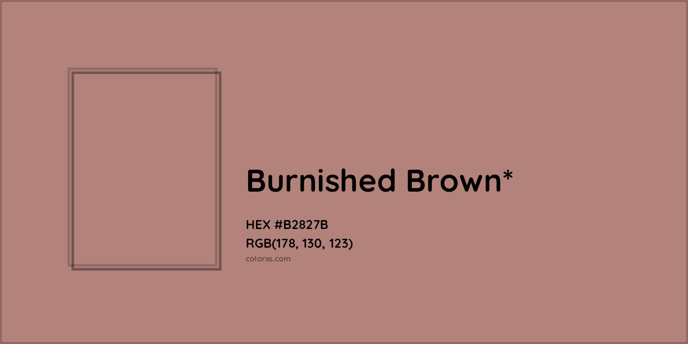 HEX #B2827B Color Name, Color Code, Palettes, Similar Paints, Images