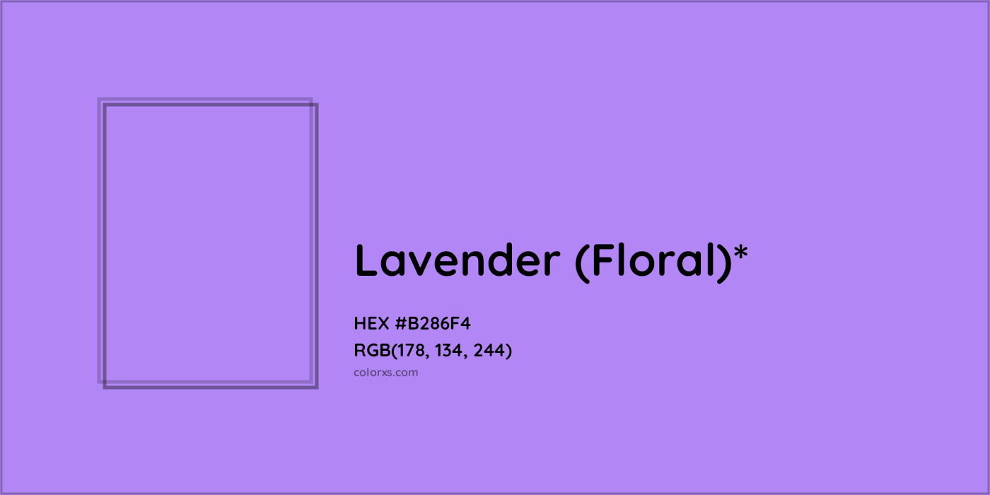 HEX #B286F4 Color Name, Color Code, Palettes, Similar Paints, Images