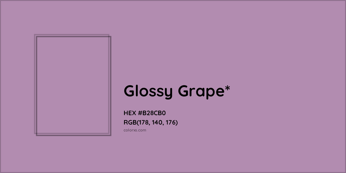 HEX #B28CB0 Color Name, Color Code, Palettes, Similar Paints, Images