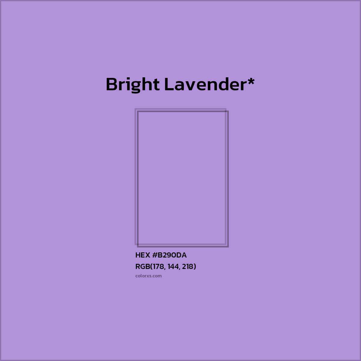 HEX #B290DA Color Name, Color Code, Palettes, Similar Paints, Images