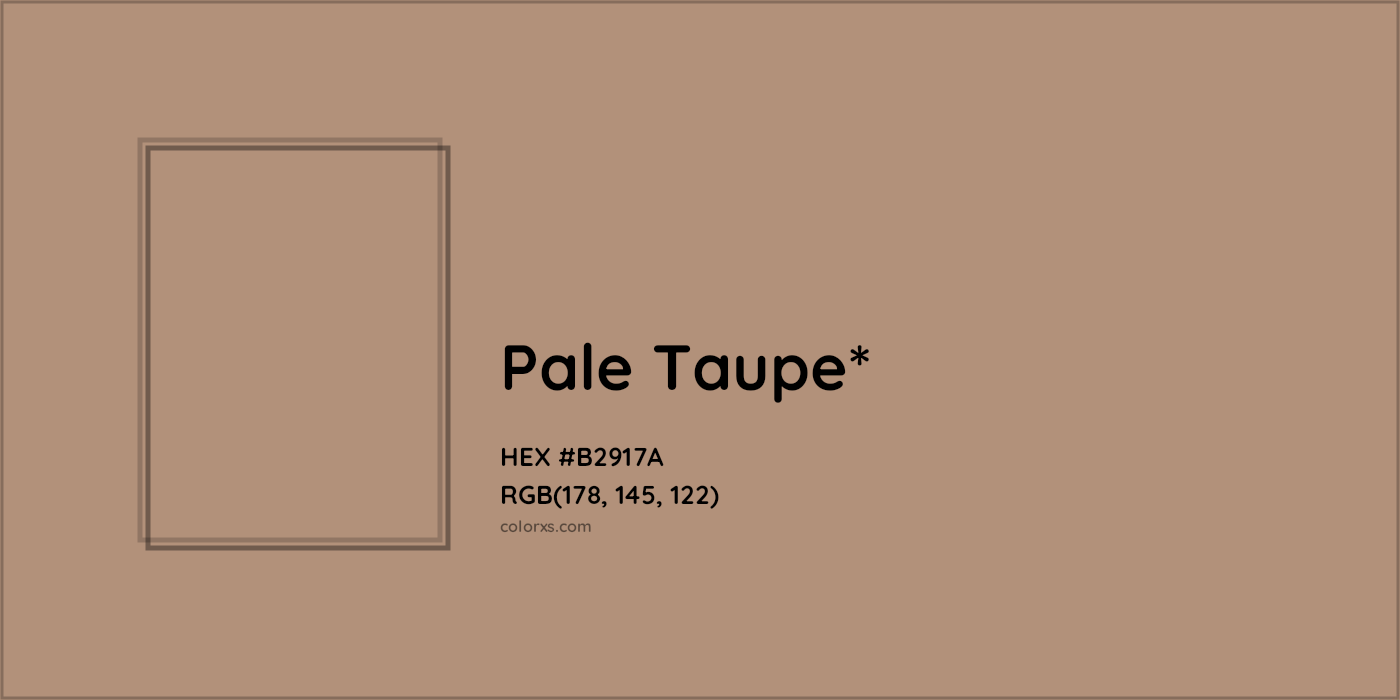 HEX #B2917A Color Name, Color Code, Palettes, Similar Paints, Images