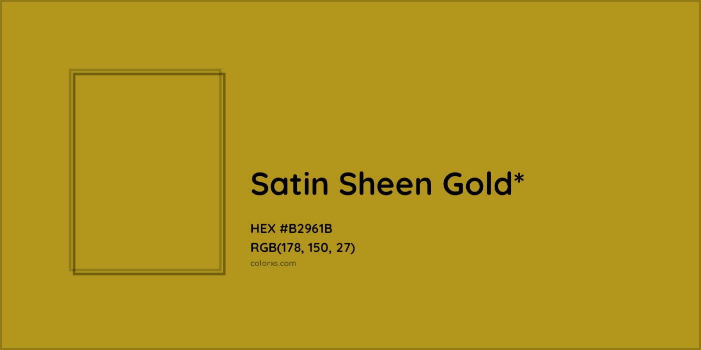 HEX #B2961B Color Name, Color Code, Palettes, Similar Paints, Images
