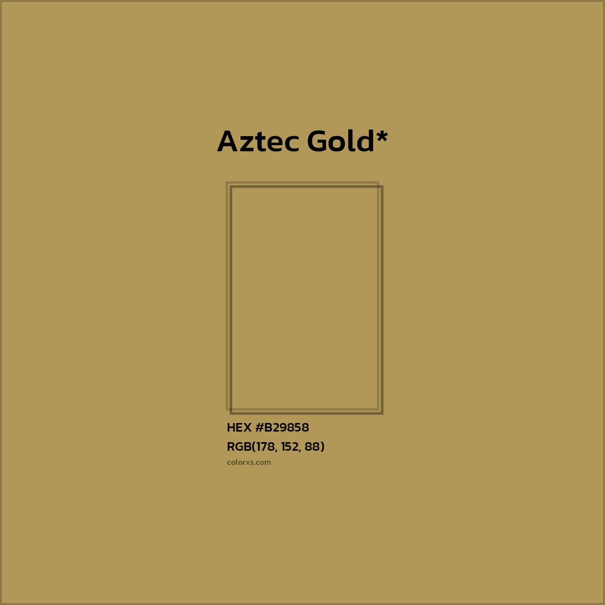 HEX #B29858 Color Name, Color Code, Palettes, Similar Paints, Images