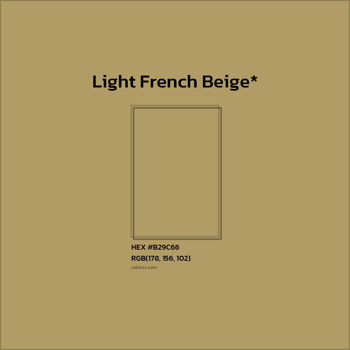 HEX #B29C66 Color Name, Color Code, Palettes, Similar Paints, Images