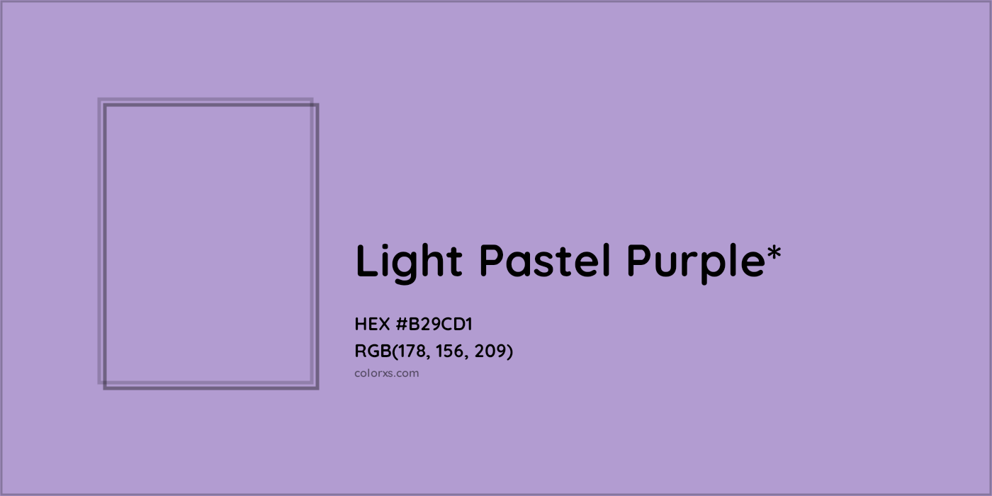 HEX #B29CD1 Color Name, Color Code, Palettes, Similar Paints, Images