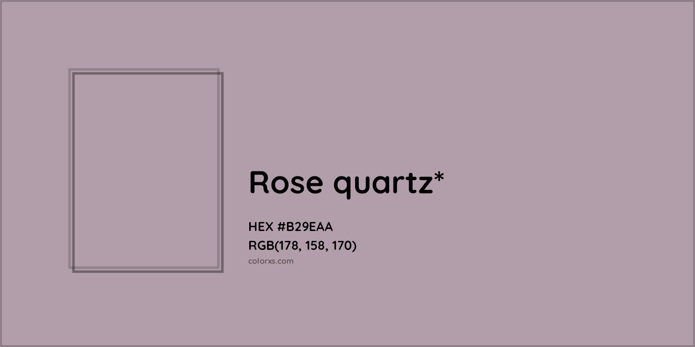 HEX #B29EAA Color Name, Color Code, Palettes, Similar Paints, Images