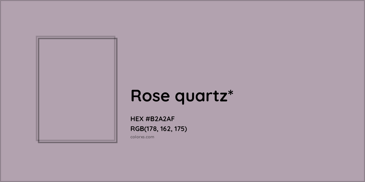 HEX #B2A2AF Color Name, Color Code, Palettes, Similar Paints, Images