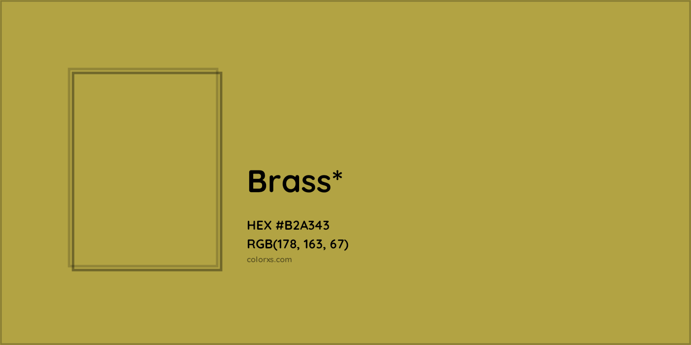 HEX #B2A343 Color Name, Color Code, Palettes, Similar Paints, Images