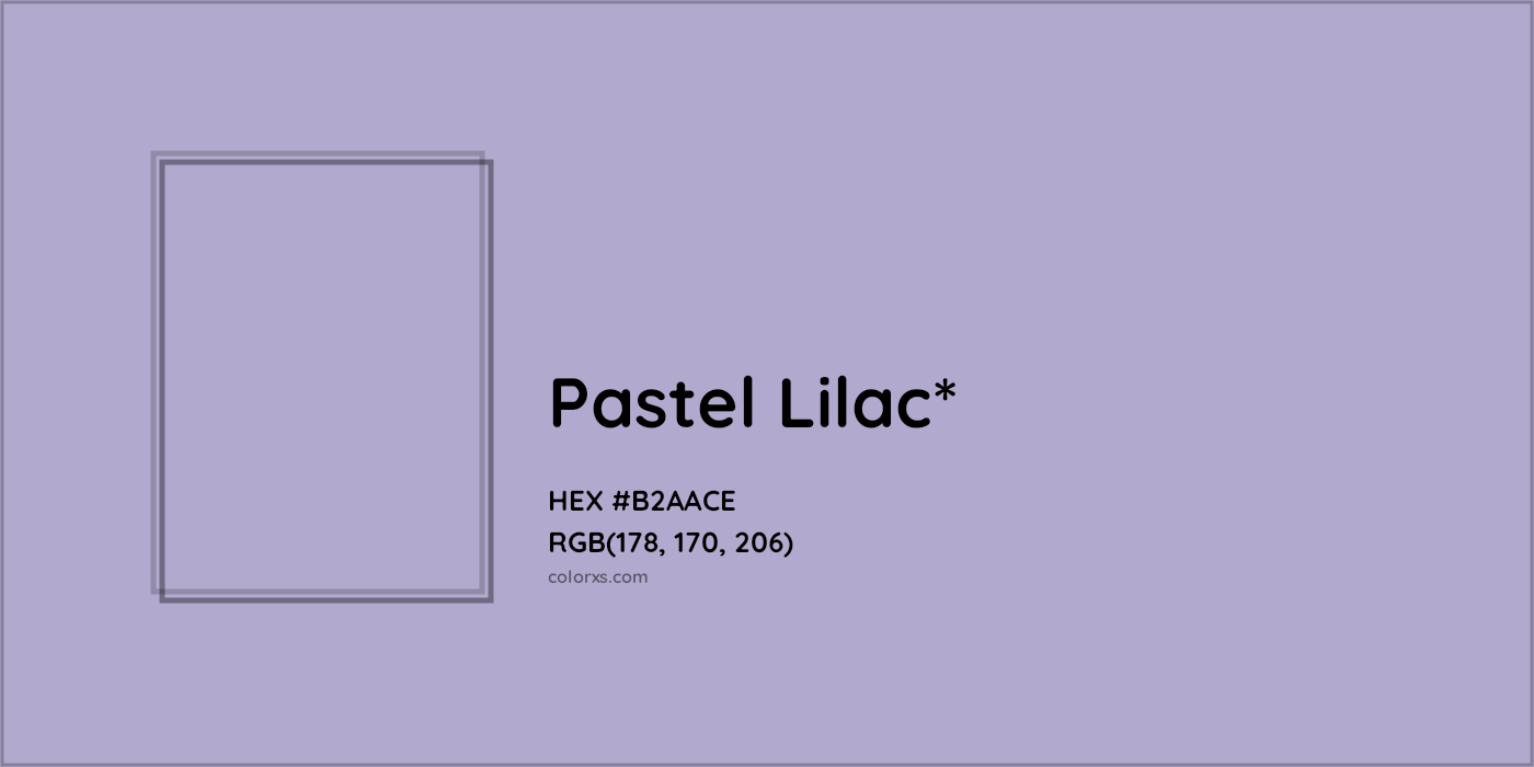 HEX #B2AACE Color Name, Color Code, Palettes, Similar Paints, Images