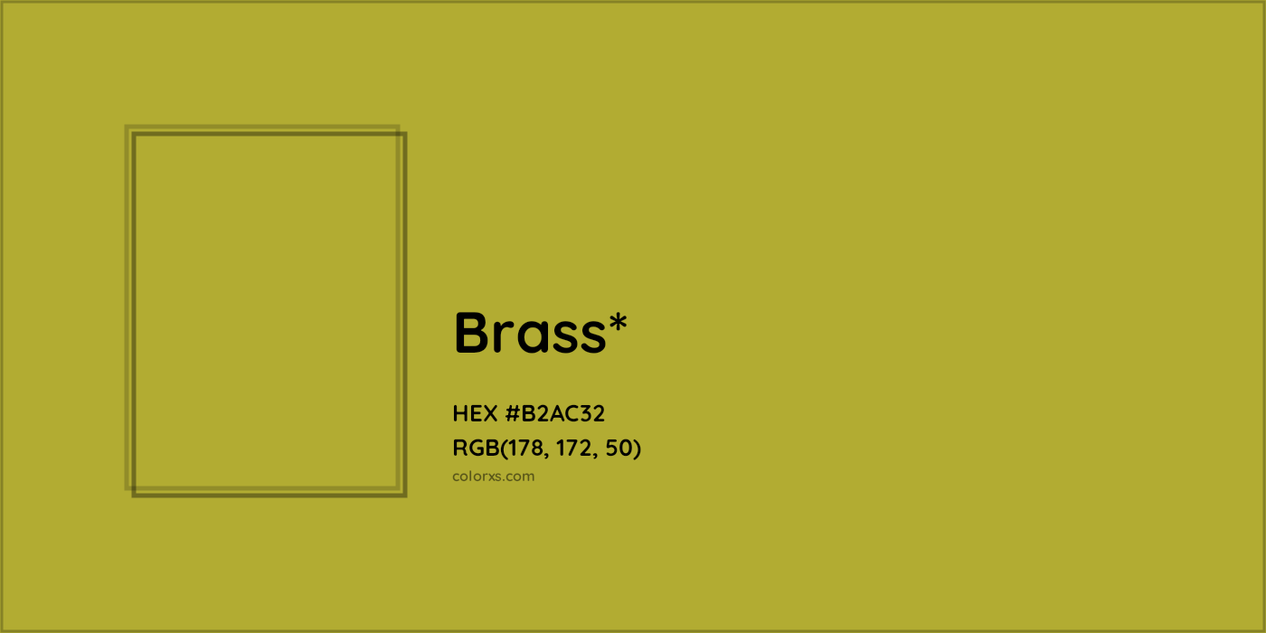 HEX #B2AC32 Color Name, Color Code, Palettes, Similar Paints, Images
