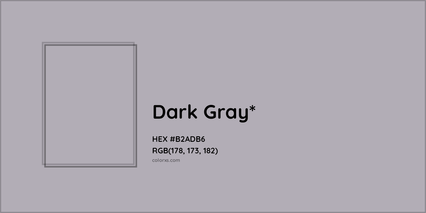 HEX #B2ADB6 Color Name, Color Code, Palettes, Similar Paints, Images