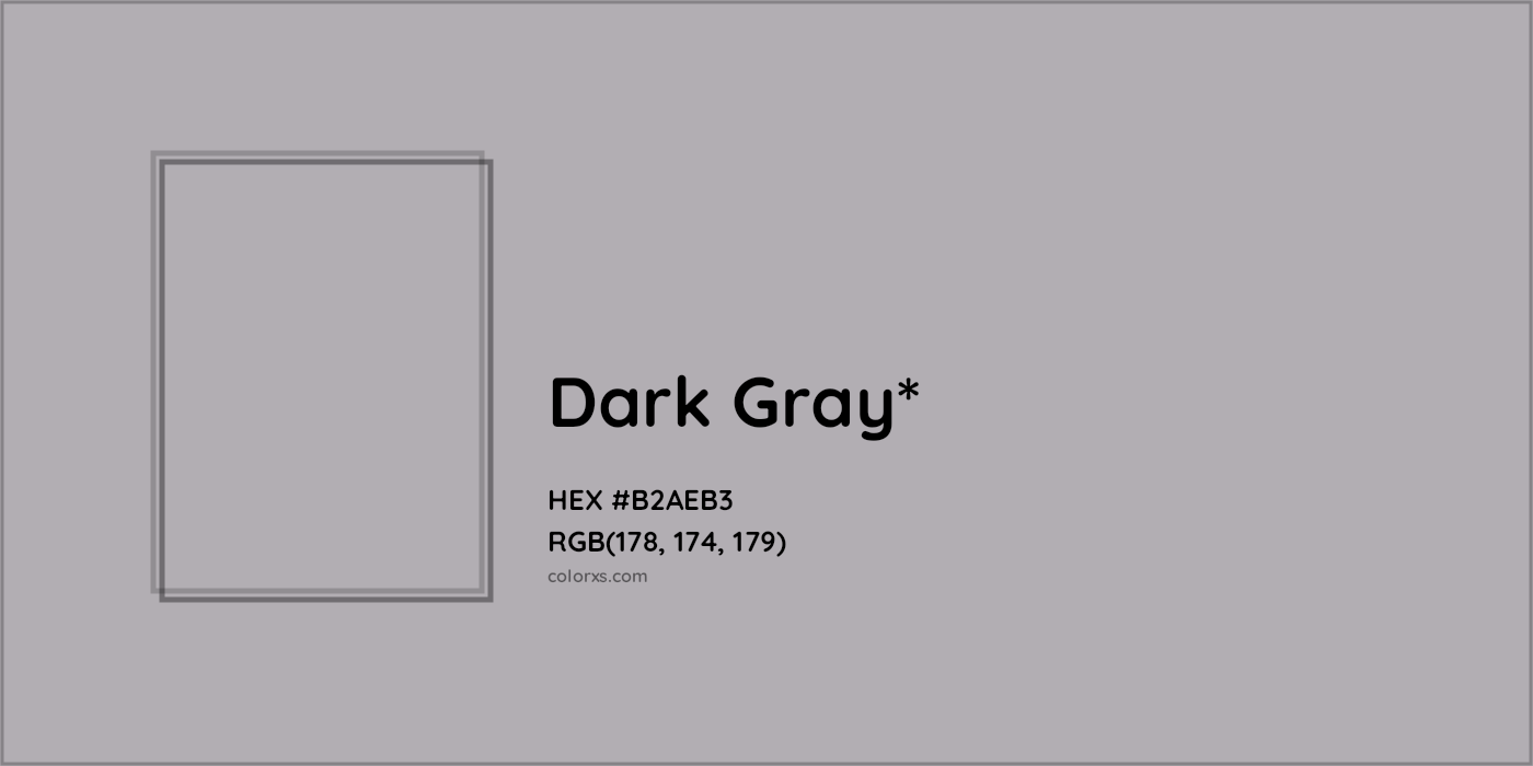 HEX #B2AEB3 Color Name, Color Code, Palettes, Similar Paints, Images
