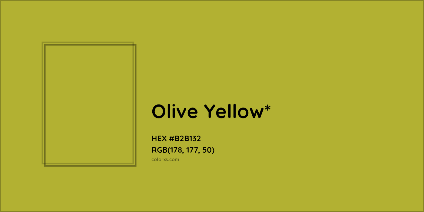 HEX #B2B132 Color Name, Color Code, Palettes, Similar Paints, Images