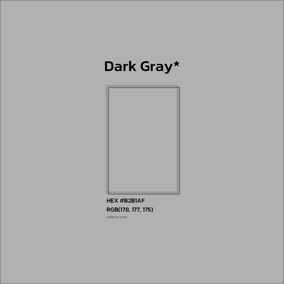HEX #B2B1AF Color Name, Color Code, Palettes, Similar Paints, Images