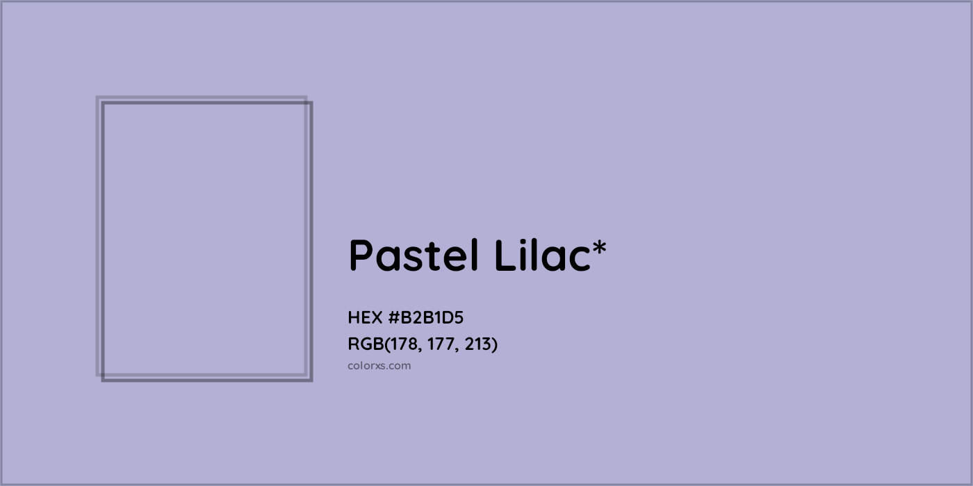HEX #B2B1D5 Color Name, Color Code, Palettes, Similar Paints, Images