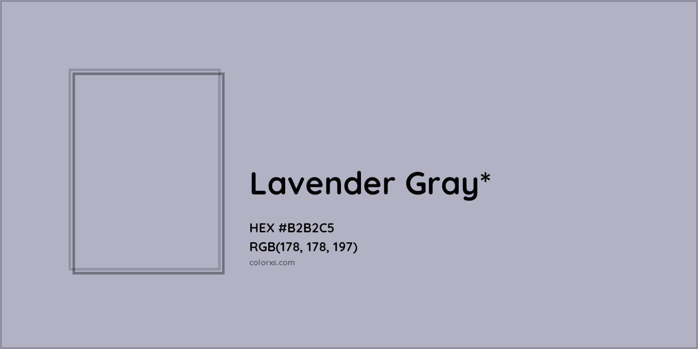 HEX #B2B2C5 Color Name, Color Code, Palettes, Similar Paints, Images