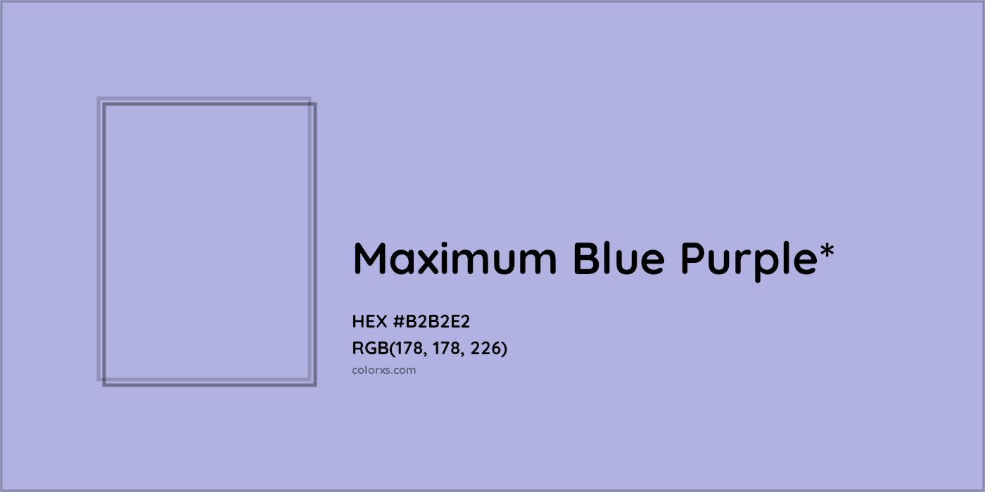 HEX #B2B2E2 Color Name, Color Code, Palettes, Similar Paints, Images