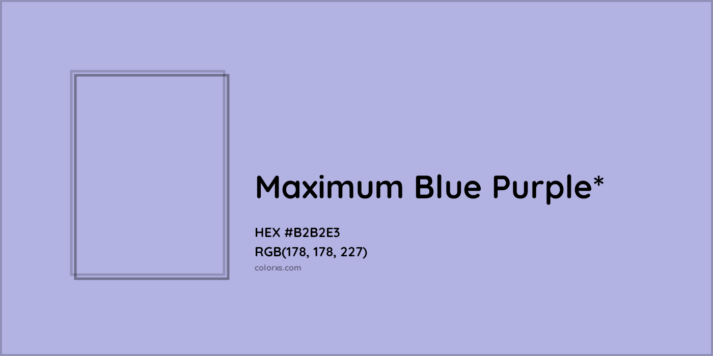 HEX #B2B2E3 Color Name, Color Code, Palettes, Similar Paints, Images